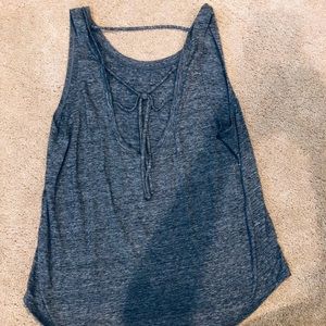 Open back tank top
